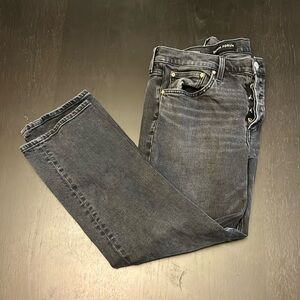 Denim Forum Women's Straight Leg Jeans - Dark Gray